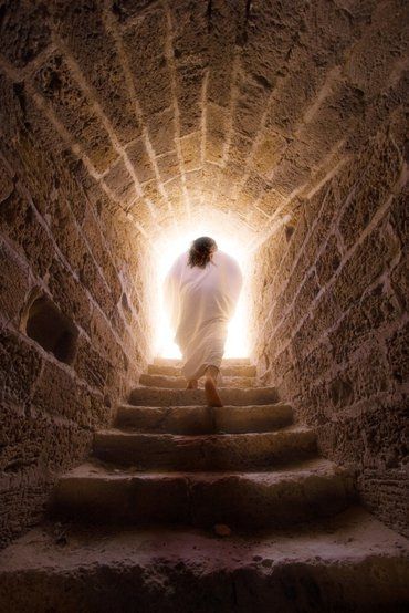 Jesus Exiting Tomb